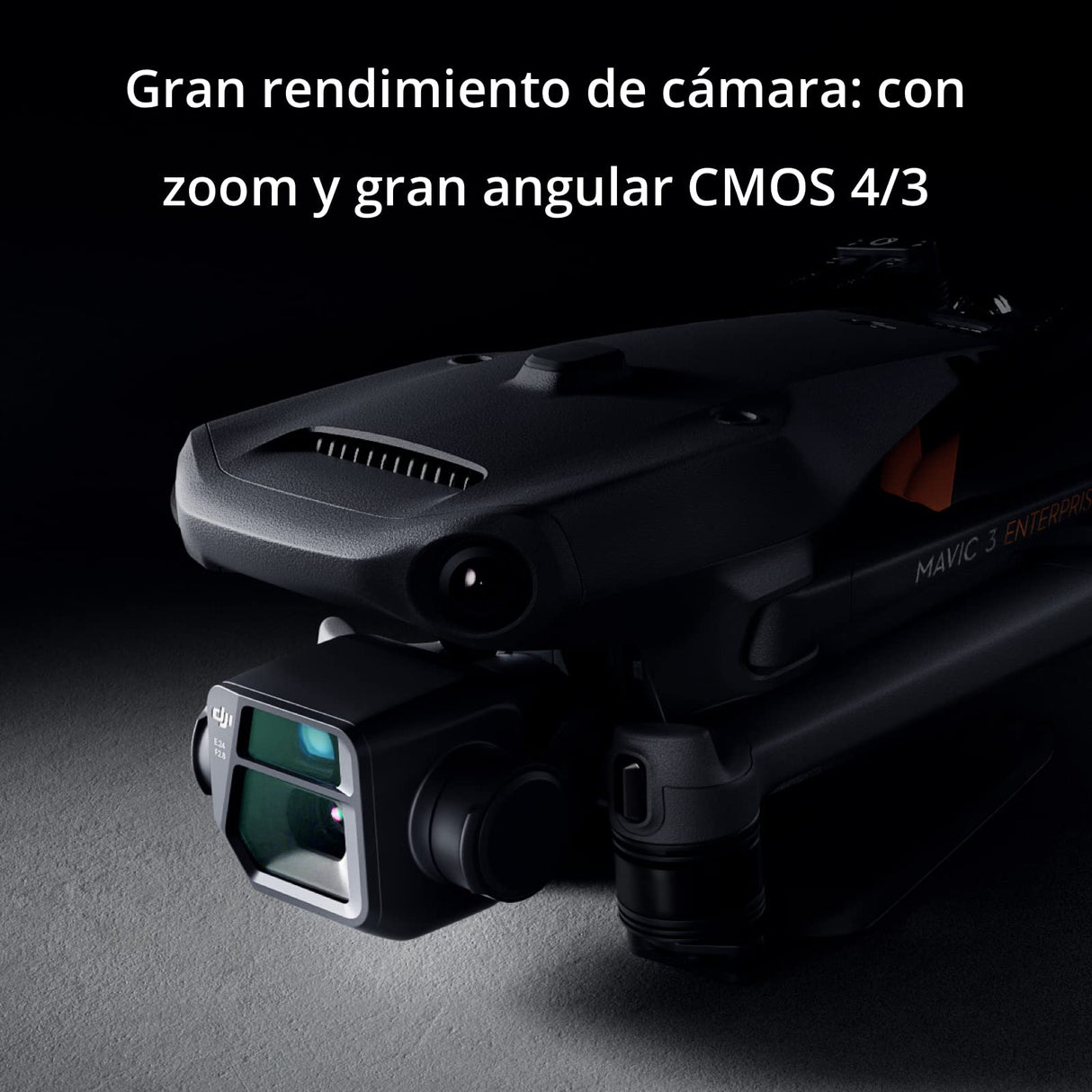 DJI - Pack básico de Tranquilidad Mavic 3E - Dron con cámara Gran Angular con CMOS 4/3, Obturador mecánico, Zoom híbrido 56×, posicionamiento centimétrico con RTK y un Altavoz de Alto Volumen