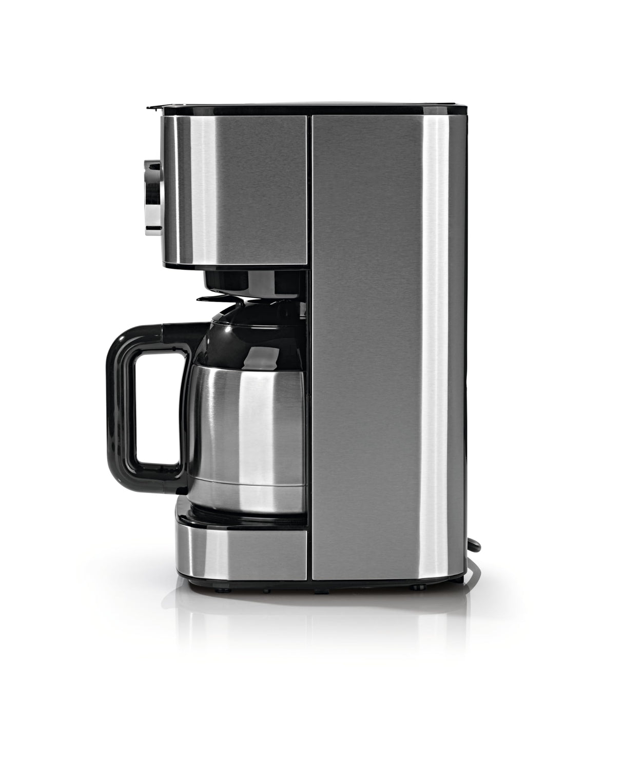 BEEM FRESH-AROMA-SWITCH Cafetera de filtro - Thermo | Acero inoxidable | Jarra térmica de 1 l | Elegante rueda de control | Temporizador de 24 horas | 800 W | Para 4-8 tazas