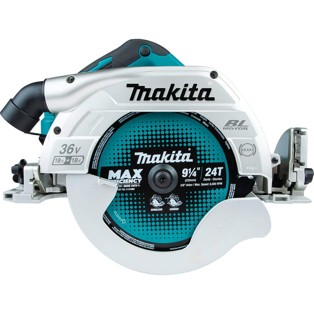 Makita DHS900Z Sierra circular BL 18Vx2 LXT 235 mm (sin batería y cargador)