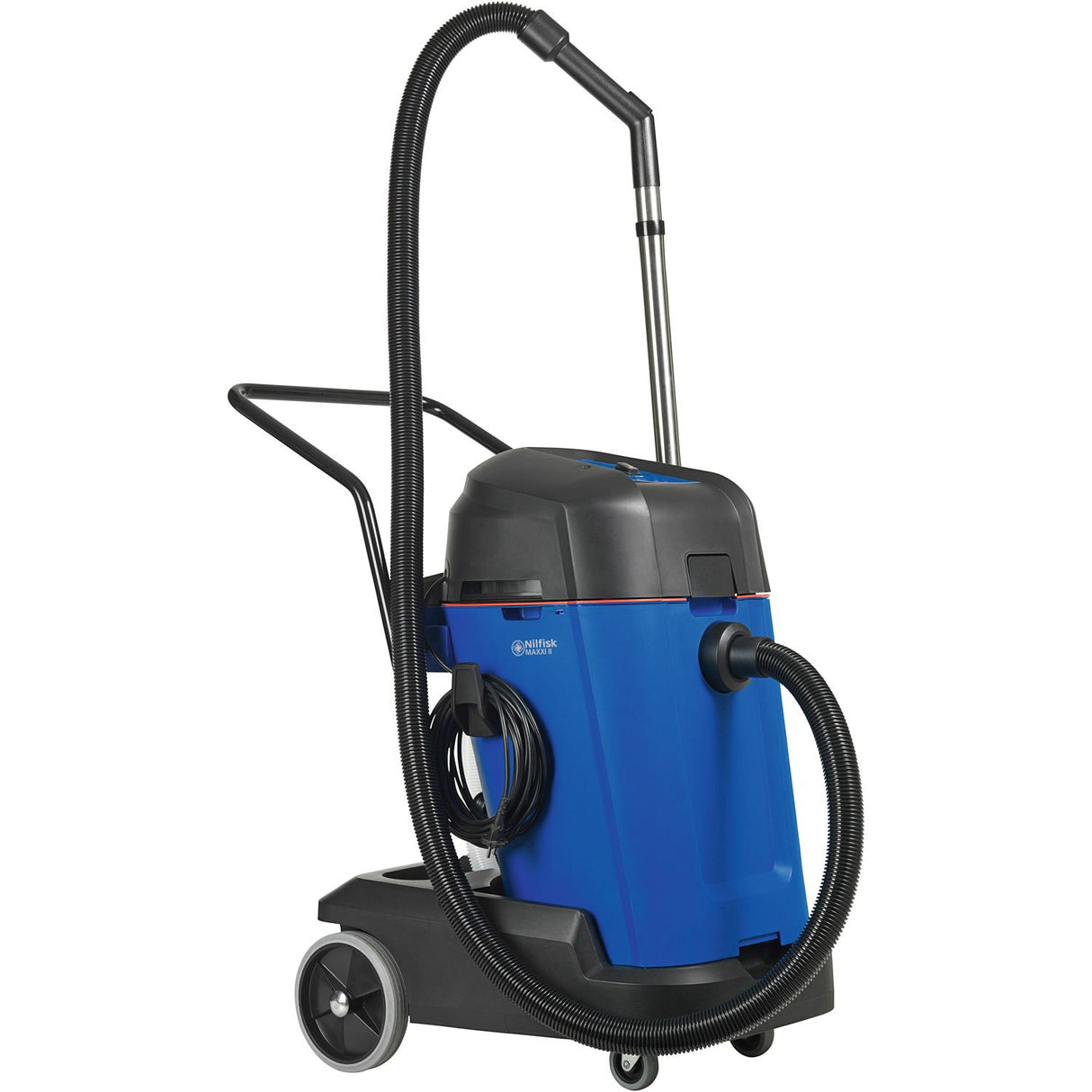 Nilfisk MAXXI II 55-2 WD 2 390W 55L Black, Blue – Ash Vacuum Cleaners (55 L, Bag, Black, Blue, 2.5 m, 10 m, 4 cm)