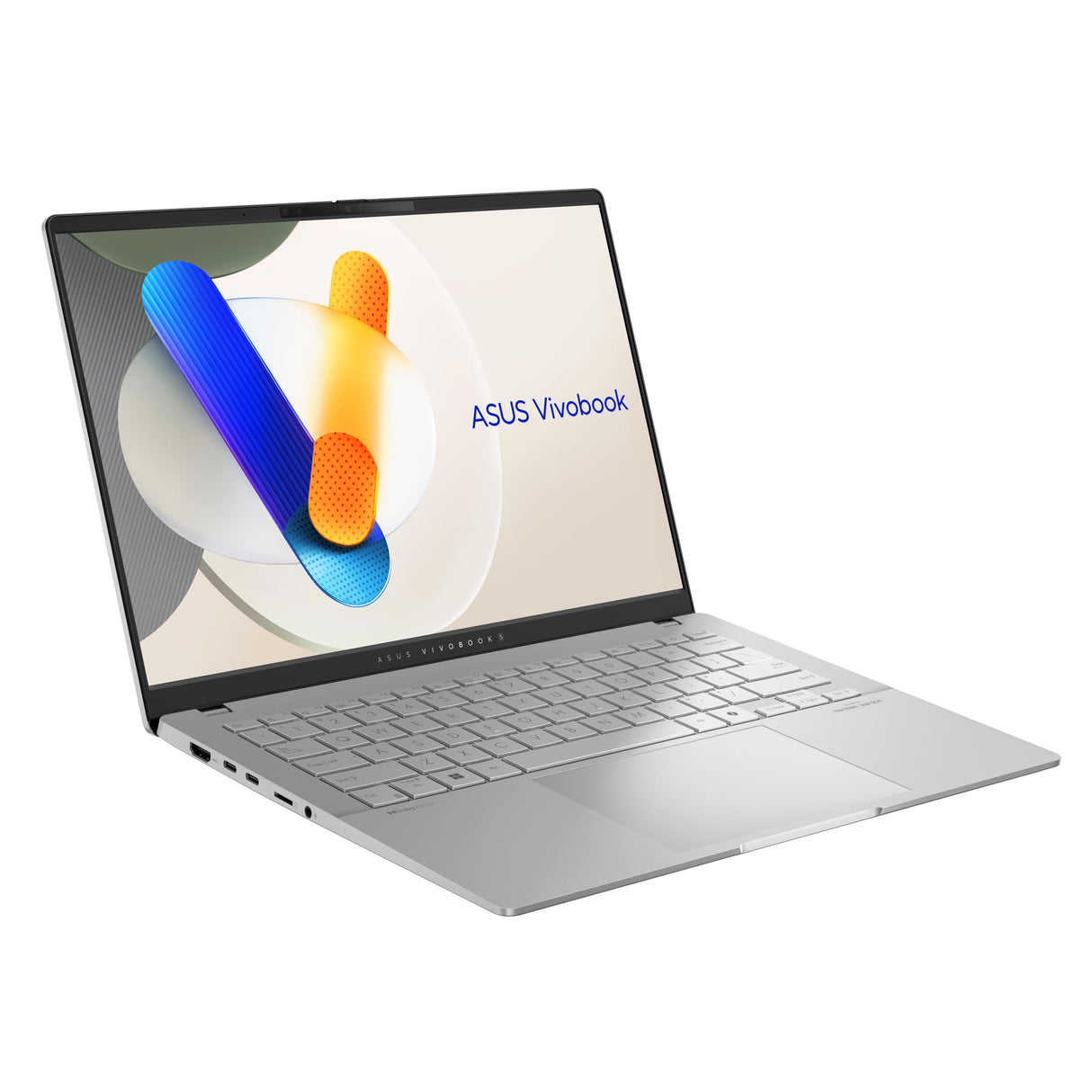 ASUS Vivobook S 14 OLED OLED M5406NA-QD162W - Ordenador Portátil 14" WUXGA (AMD Ryzen 5 7535HS, 16GB RAM, 512GB SSD, Radeon 660M, Windows 11 Home) Plata Fría - Teclado QWERTY español