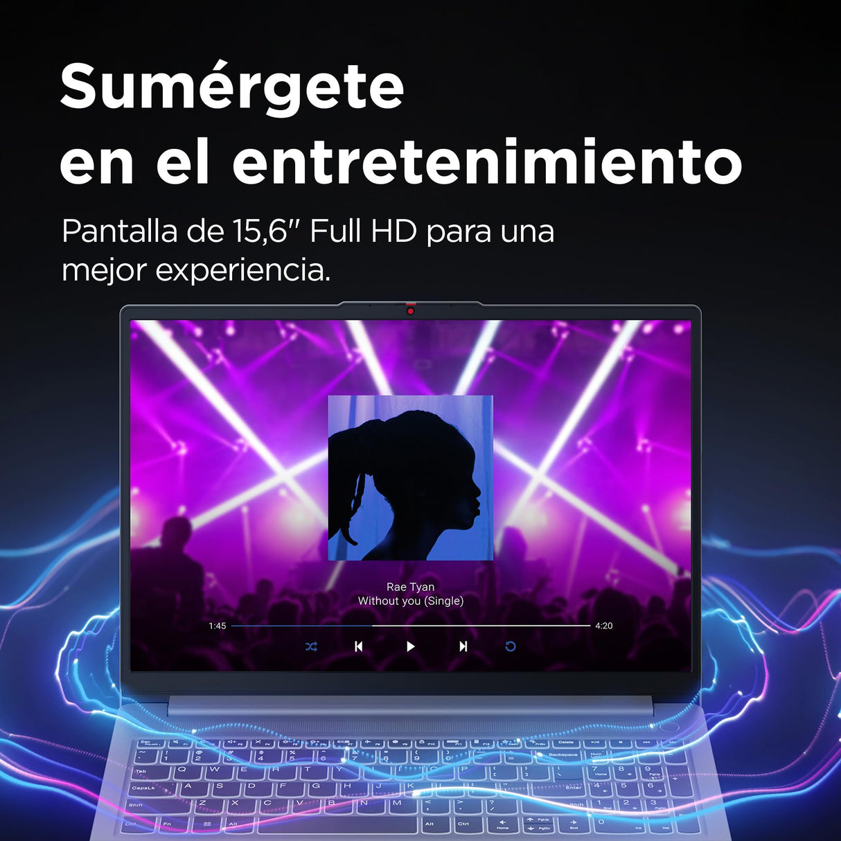 Lenovo IdeaPad Slim 3 Gen 8 – Ordenador Portátil 15.6" FHD (Intel Core i5-13420H, 16 GB RAM, 512 GB SSD, Intel UHD Graphics, Wi-Fi 6, Win 11 Home, Office Trial) Teclado QWERTY Español - Gris Ártico