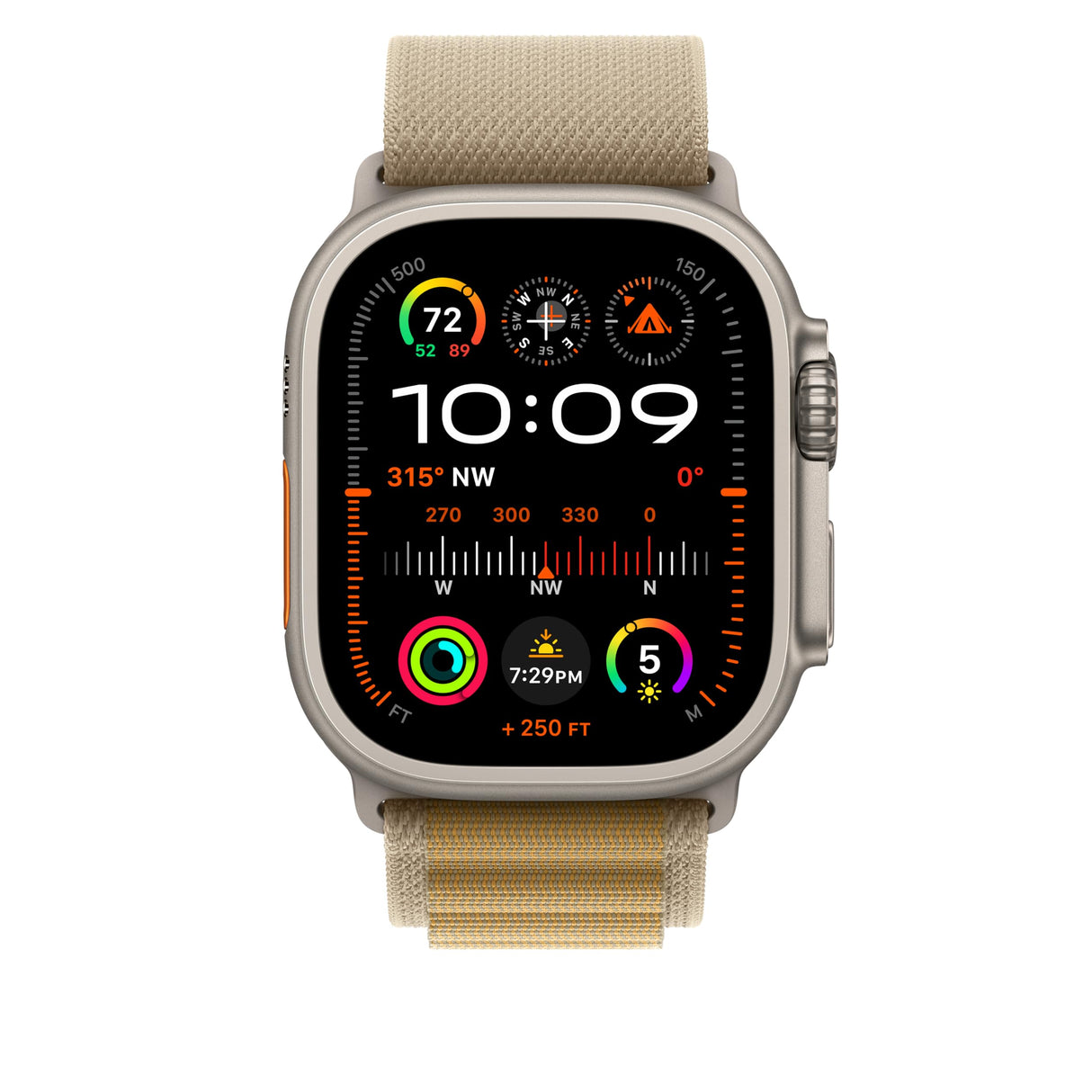 Apple Watch Band - Correa Loop Alpine - 49 mm - Canela - Talla L
