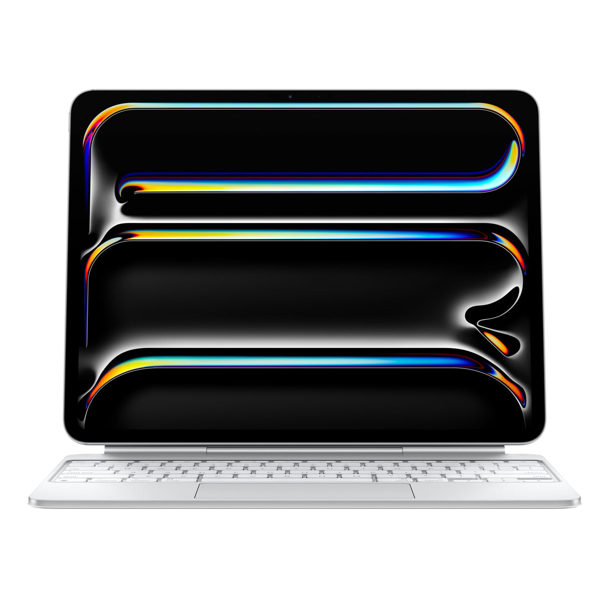 Apple Magic Keyboard para el iPad Pro de 13 Pulgadas (M4): Comodidad para Escribir, trackpad Integrado y Teclas de función, Inglés británico - Blanco
