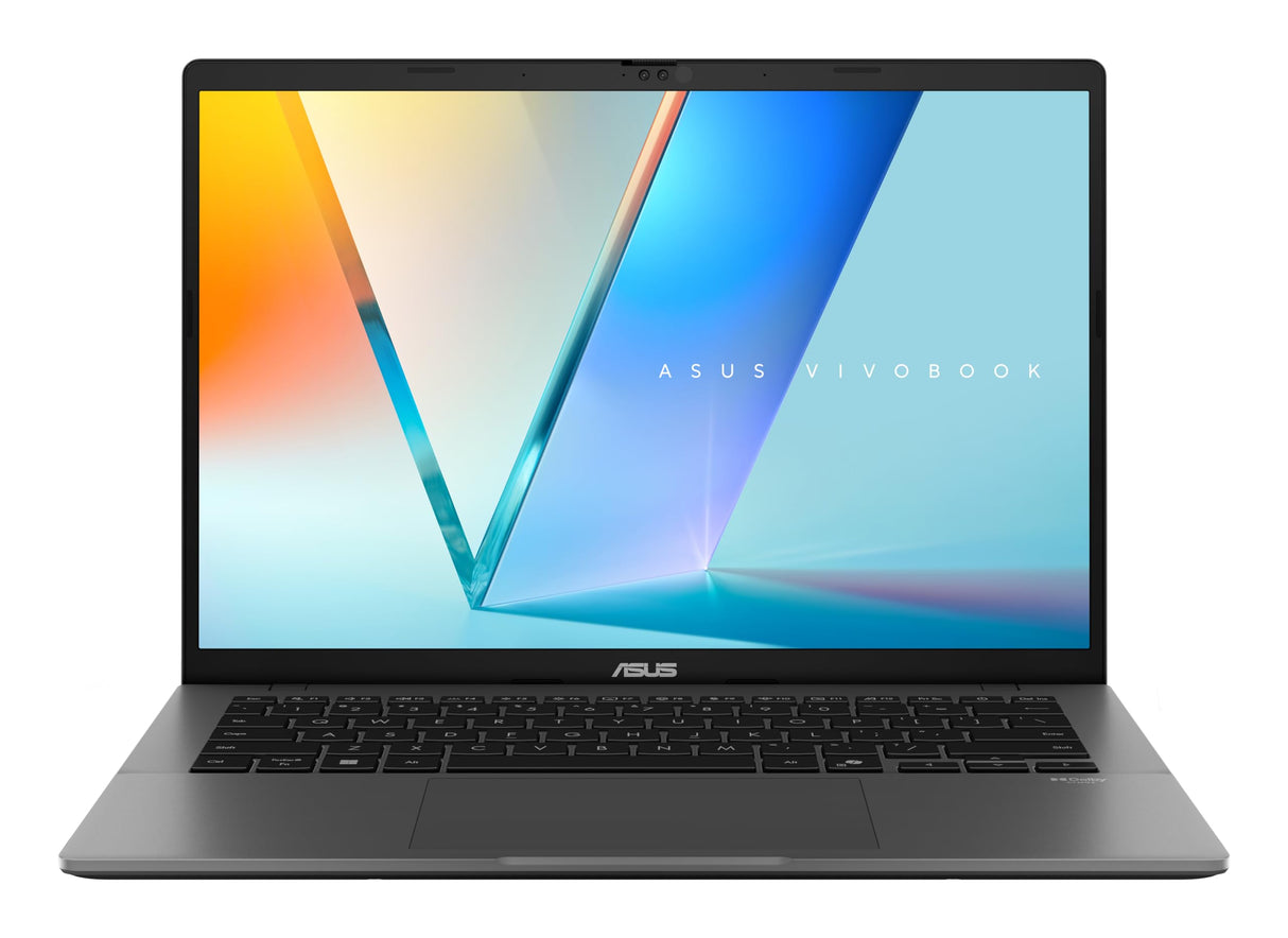 ASUS Vivobook S 14 S3407CA-LY040W Copilot+ PC - Ordenador Portátil 14" WUXGA (Intel Core Ultra 7 255H, 16GB RAM, 1TB SSD, ARC 140T, Windows 11 Home) Gris Mate - Teclado QWERTY español