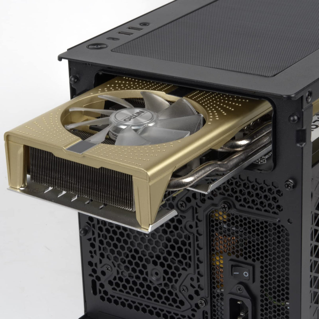 SilverStone Technology SUGO 16, Negro, Chasis Cubo Mini-ITX Fabricado Totalmente en Acero, SST-SG16B (Negro)