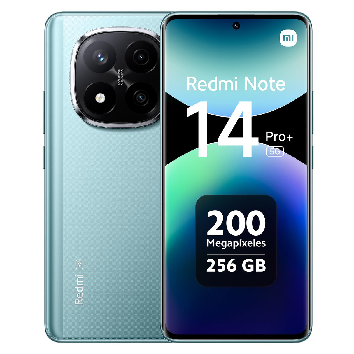 Xiaomi Redmi Note 14 Pro+ 5G - Smartphone de 8+256GB, Pantalla de 6.67" AMOLED FHD+ 120Hz, Snapdragon 7s Gen 3, cámara de 200MP, HyperCharge 120W, 5110 mAh, Cargador no Incluido, Azul (Versión ES)