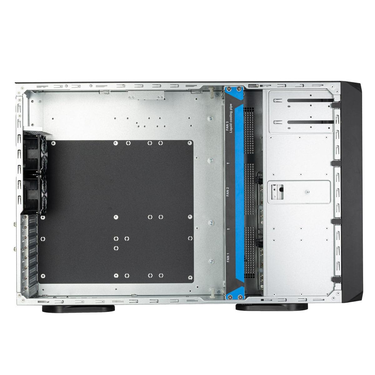 Silverstone WS380-E, Chasis de estación de Trabajo Profesional de Alta expandibilidad con 8 bandejas Intercambiables en Caliente y Soporte para radiador de 360 mm, SST-WS380-E