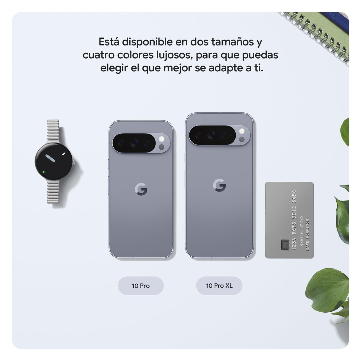 Google Pixel 10 Pro - Smartphone Android Libre con Gemini, Sistema de cámara Trasera Triple, batería de más de 24 Horas y Pantalla Super Actua de 6,3" - Piedra Lunar, 512GB
