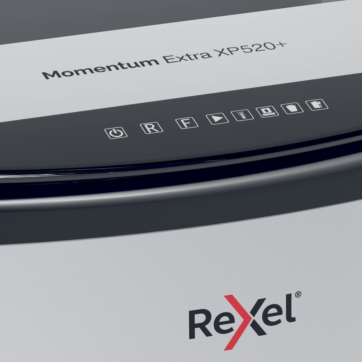 Rexel XP520+ Micro Cut Paper Shredder, Shreds 20 Sheets At Once, P5 Security Level, Jam-Free Technology, Office Use, 120 Litre Pull-Out Bin, Black, Momentum Extra Range, 2021520MEU