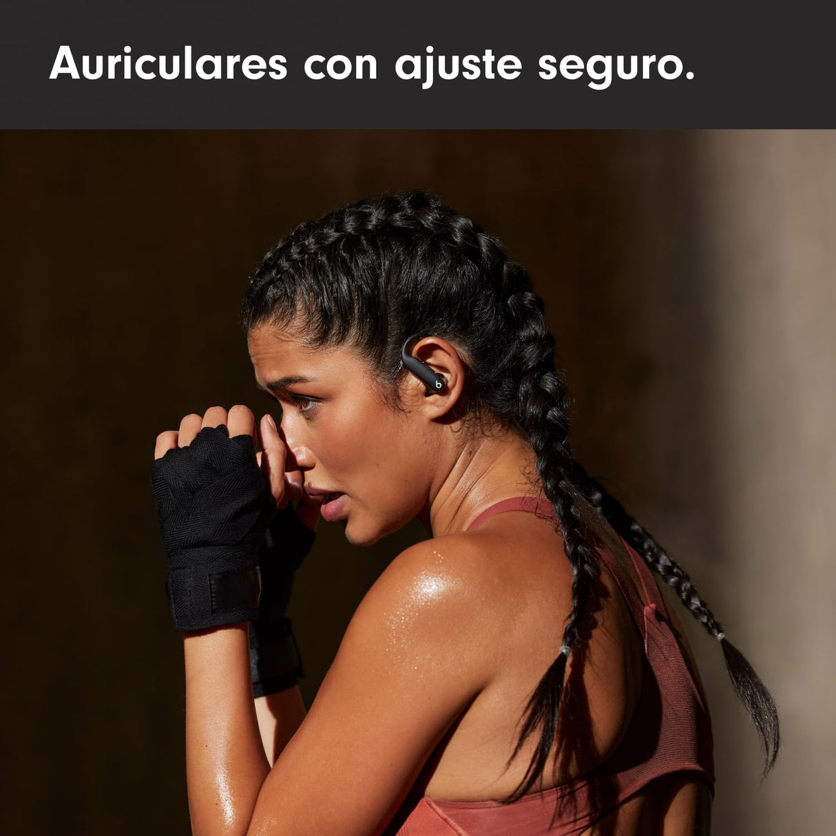 Beats Powerbeats Pro 2 Auriculares Bluetooth inalámbricos- Cancelación Activa del Ruido, clasificación IPX4, hasta 45H con Estuche de Carga, Funciona con Apple y Android - Negro Azabache
