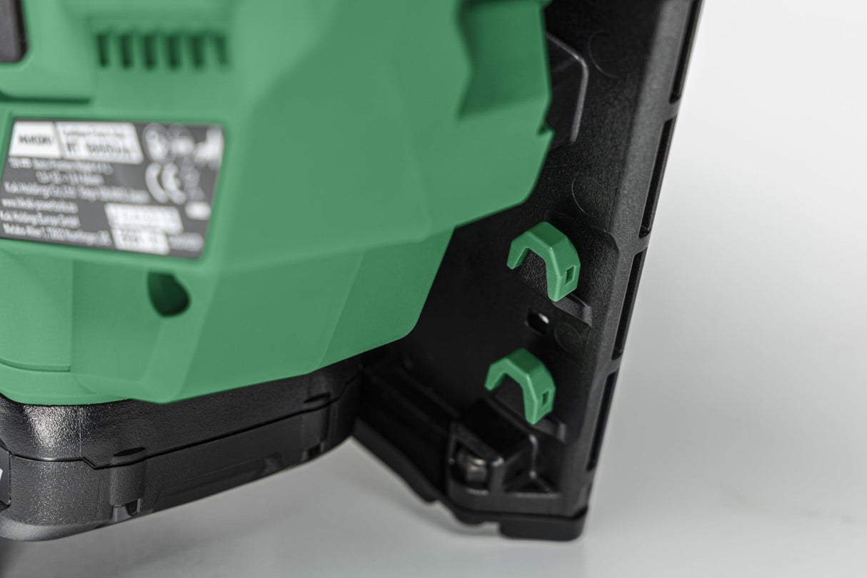HiKOKI Clavo con batería de 34° - 18 V, 32 – 65 mm, calibre 15, compacto, ligero, potente, luz LED, motor sin escobillas, accionamiento por resorte neumático, incluye maletín
