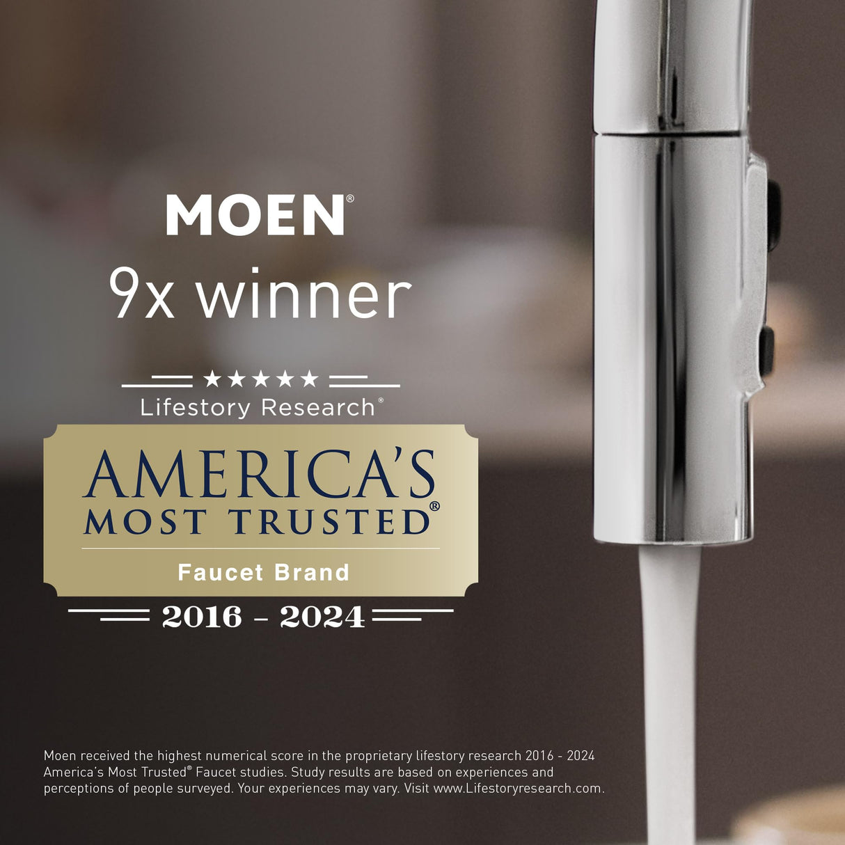 Moen 7565 Align - Grifo de cocina con rociador extraíble, oro cepillado