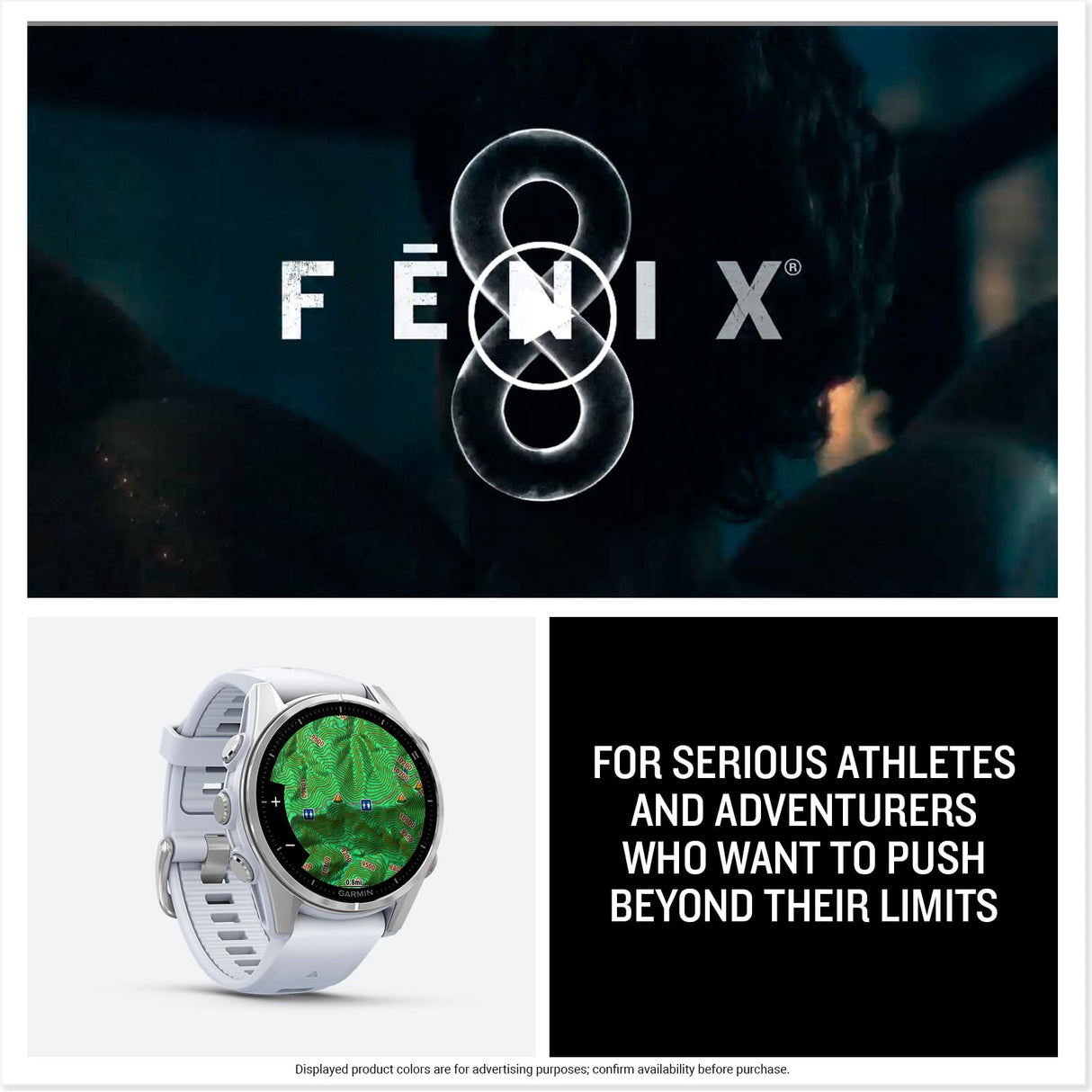 Garmin fēnix 8-43mm - Reloj de Alto Rendimiento GPS Multideporte con Pantalla táctil AMOLED, Linterna LED, Altavoz y micrófono Integrados, Mapas y hasta 10 días de autonomía, Blanco