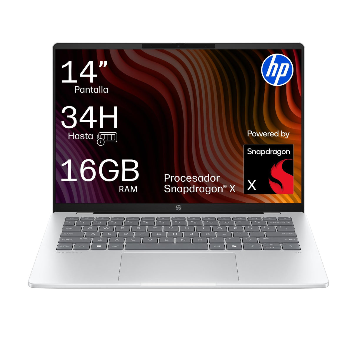 HP OmniBook 5 14-he0000nsx - Ordenador Portátil 14” OLED (1920x1200)