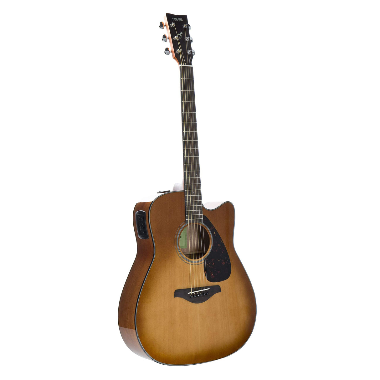YAMAHA FGX800C - Guitarra eléctrica acústica, Marrón (Sand Burst)