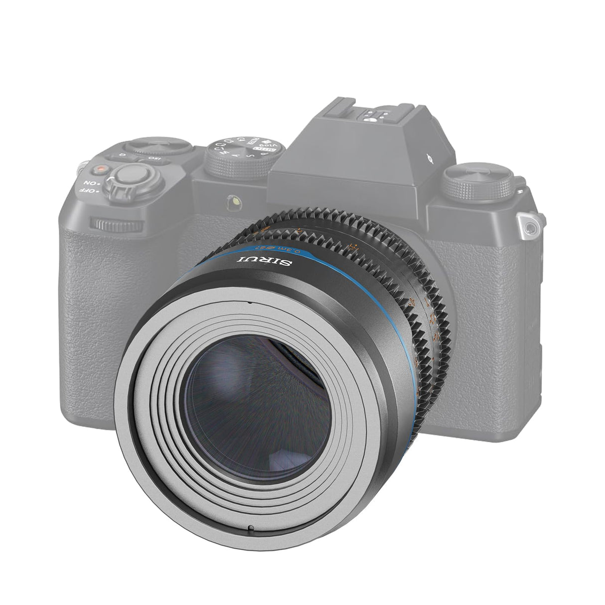 SIRUI Night Walker 24mm Lente de Cine con Enfoque Manual, Lente de Gran Apertura T1.2 con Montura S35 para X Montura Cameras, para X-H2/H2S, XT-4, XT-3,X-S10, X-S20 (MS24X-G, X Montura, Gris)
