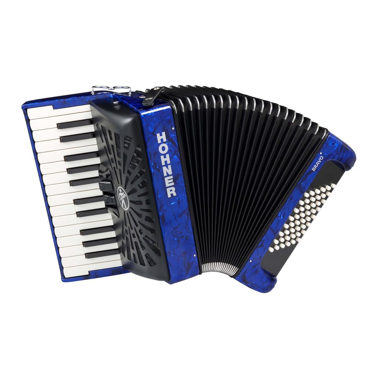 HOHNER BRAVO II 48 AZUL A16542 SILENTKEY