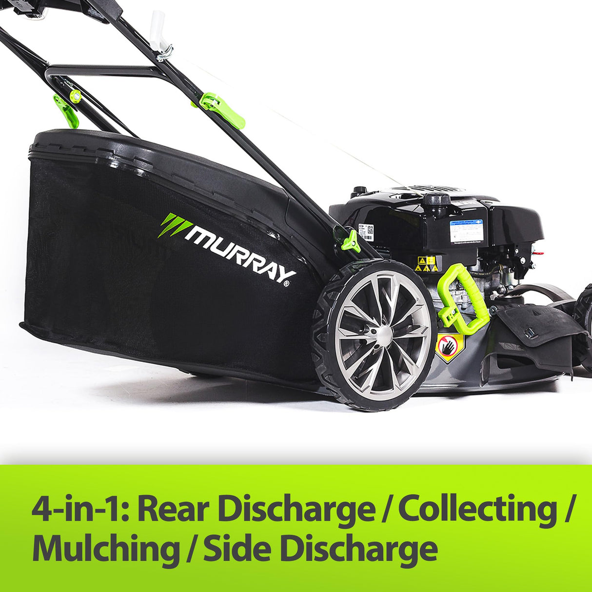 Murray EQ2-300 Cortacésped manual 2 en 1 de 16 pulgadas/41 cm a Gasolina, con Motor 300E Briggs & Stratton