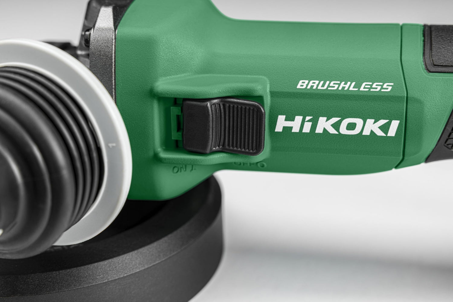 HIKOKI Akku Winkelschleifer G1813DVE, Schleifscheiben Ø: 125 mm (18V, Leerlaufdrehzahl: 3200-8000 min-1/ mit (AT Modus), Antriebsspindel: M14, Brushless, OHNE Akku, Ladegerät u.Transportkoffer)