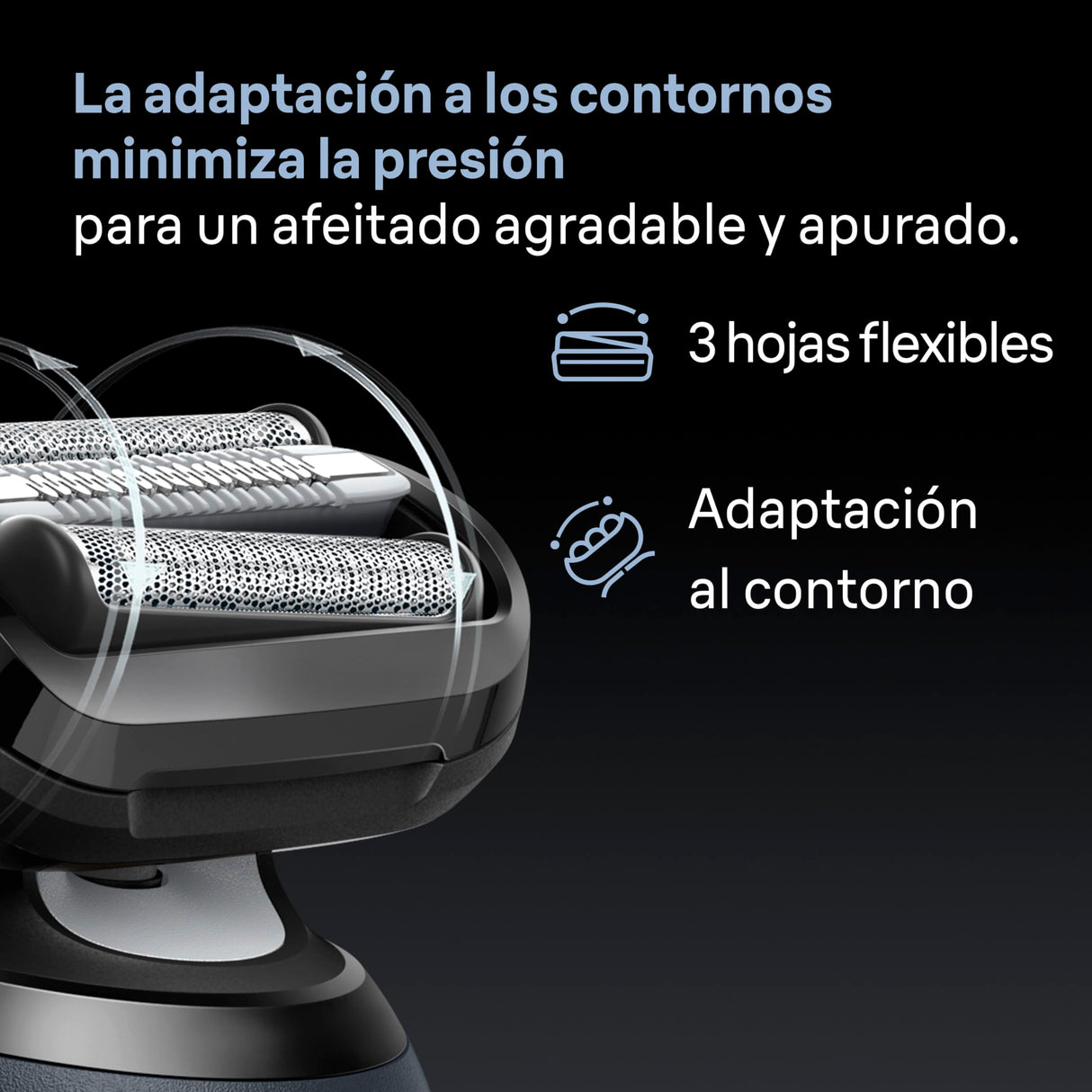 Braun Afeitadora Eléctrica Hombre Series 6, Máquina De Afeitar En Seco Y En Mojado, 2 Modos De Afeitado, 60 Min De Uso, +2 Accesorios De Rasurado, Centro De Limpieza,Estuche De Viaje, 62-S7650CC,Plata