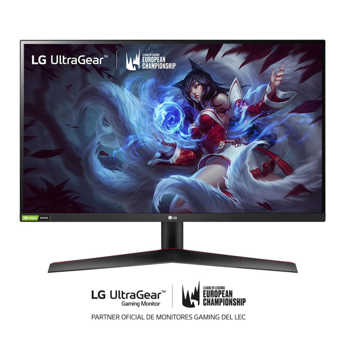 LG 27GN800-B - Monitor Gaming Ultragear 27", Nano IPS, 2560x1440, 16:9, 144 Hz, 1 ms/DPx1+HDMIx2/NVIDIA G-Sync Compatible, No Curvo, Inclinación Ajustable, Negro