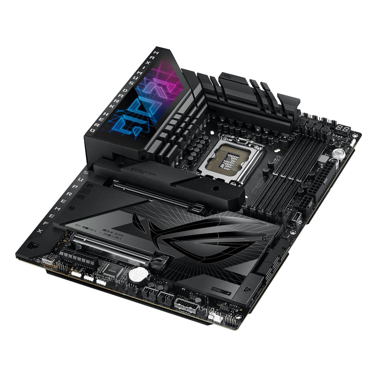 ASUS ROG Maximus Z790 Dark Hero - Placa Base Intel Z790 LGA 1700 ATX con 20+1+2 DrMos, DDR5, Wi-Fi 7, M.2, SSD PCIe 5.0, Q-Release, Thunderbolt 4, Quick Charge 4+, IA, Aura Sync con Polymo Lighting