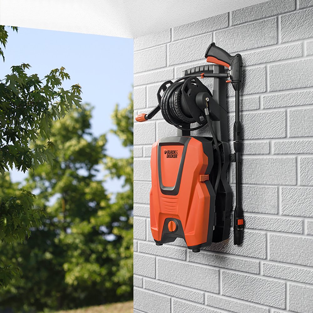 Black+Decker 14626 PW1800WSR - Lavadora de Alta presión, 1800 W, 240 V, Naranja/Negra