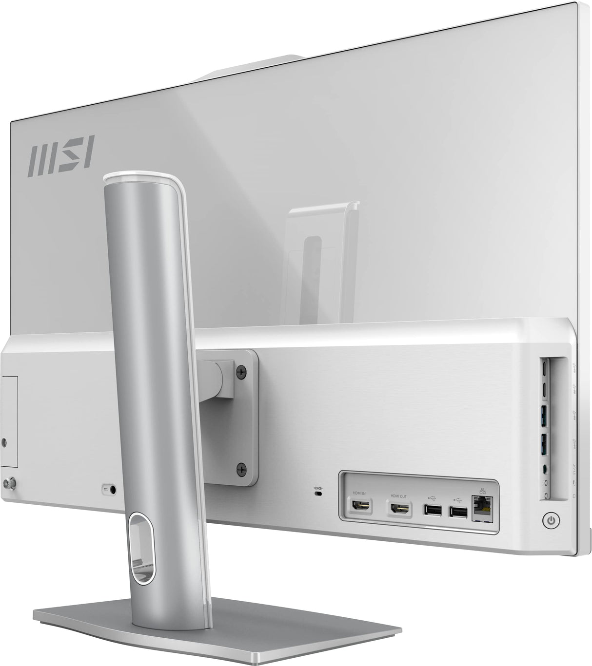 MSI Modern AM272P 12M-022EU – Ordenador All In One 27”, CPU i5-1240P, DDR4 8GB, 512G M.2 PCIe SSD, Windows 11 Pro, color blanco
