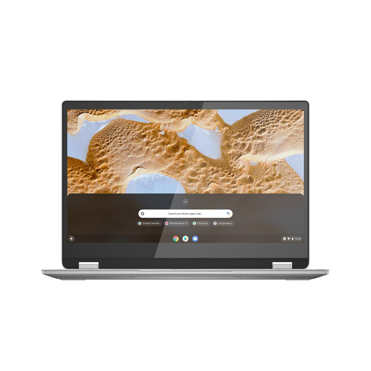 LENOVO Ordenador portátil Convertible Chromebook IdeaPad Flex 3, Pantalla Full HD de 15,6 Pulgadas, Intel Celeron N4500, 8 GB de RAM, 128 GB eMMC, gráficos Intel UHD, Chrome OS | QWERTZ | Gris | 3