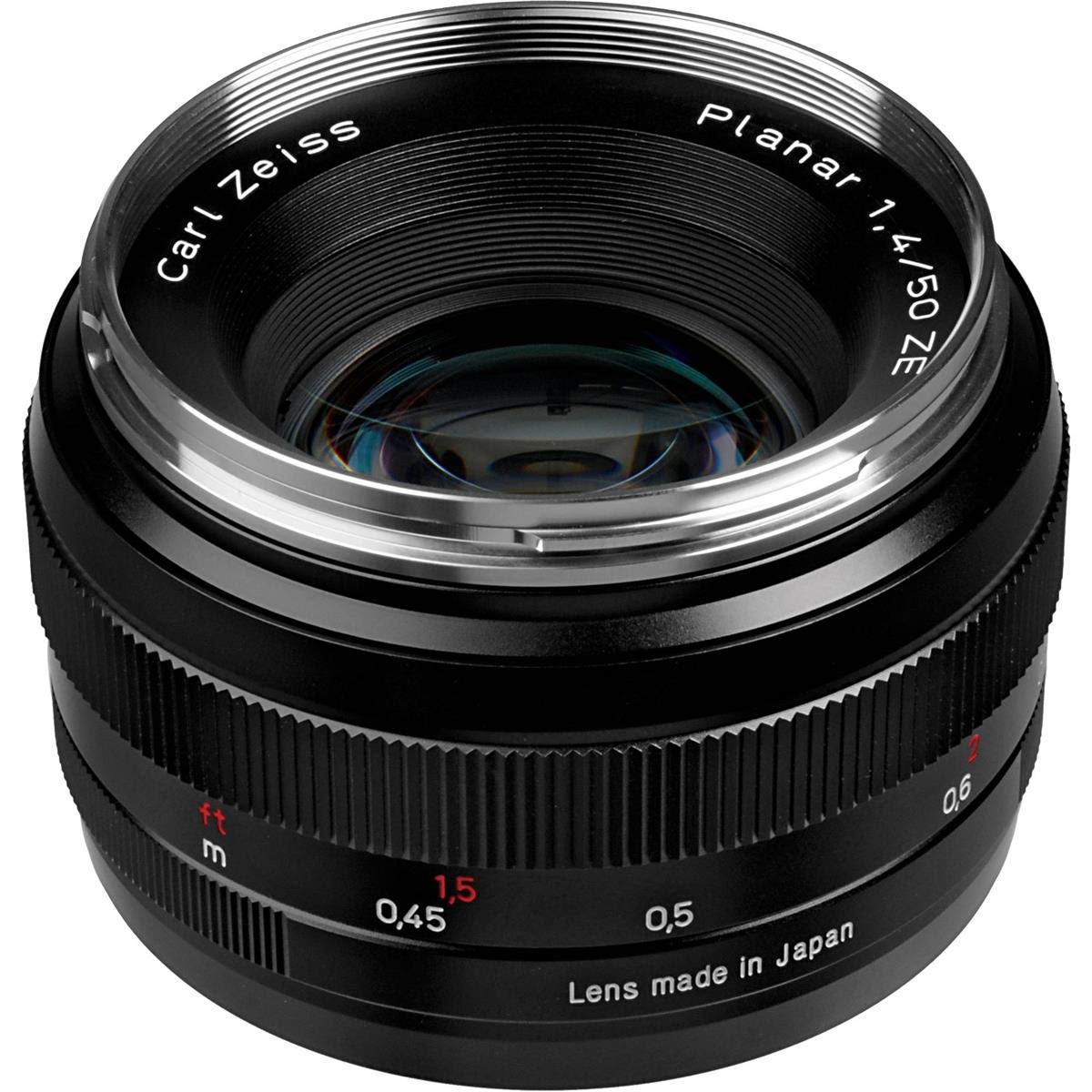 Carl Zeiss 1677-817 - Objetivo para Canon (Distancia Focal Fija 50mm, Apertura f/1.4, Incluye Parasol), Negro