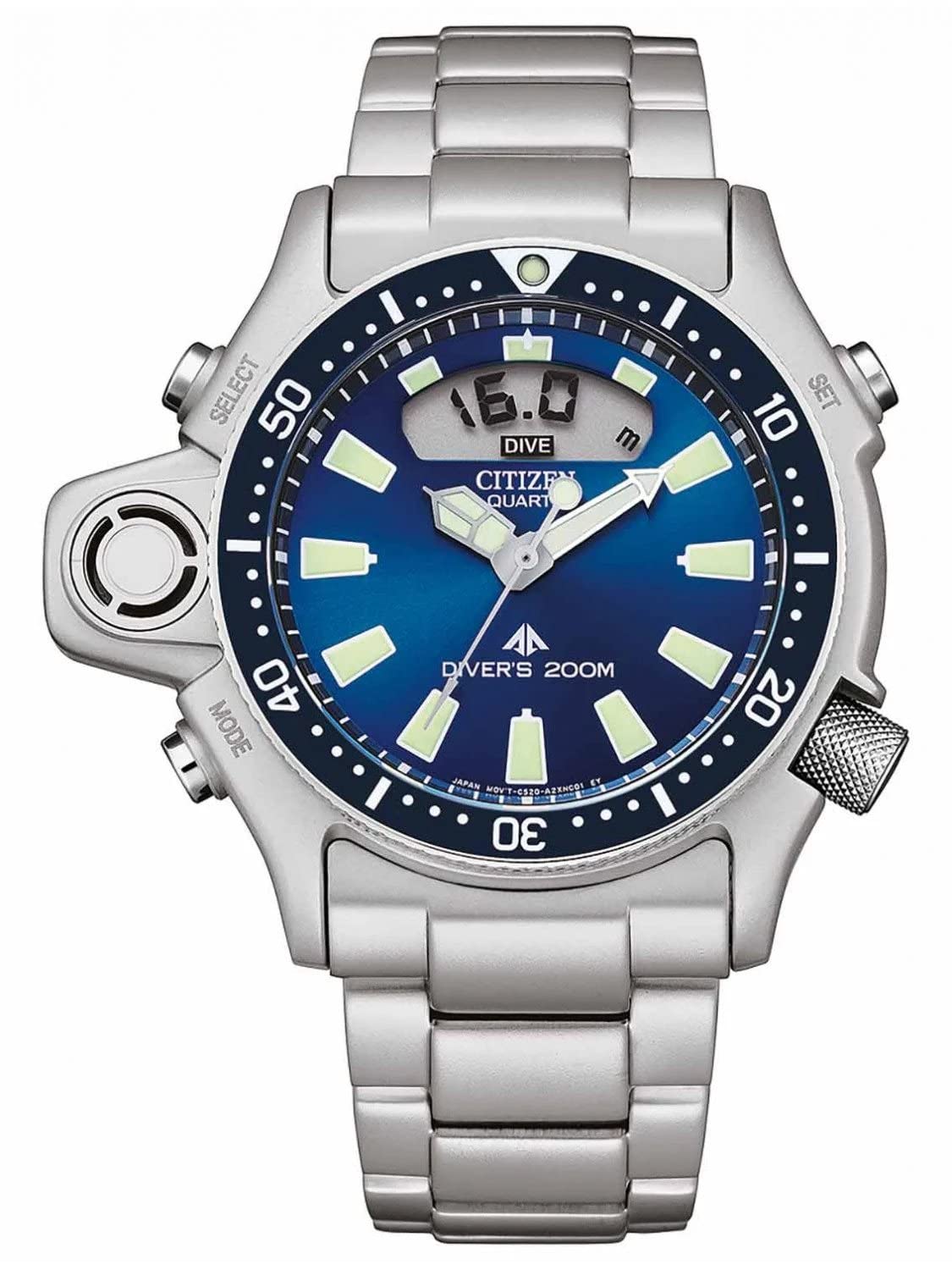 CITIZEN Reloj Análogico-Digital para Hombres de Cuarzo JP2000-67L