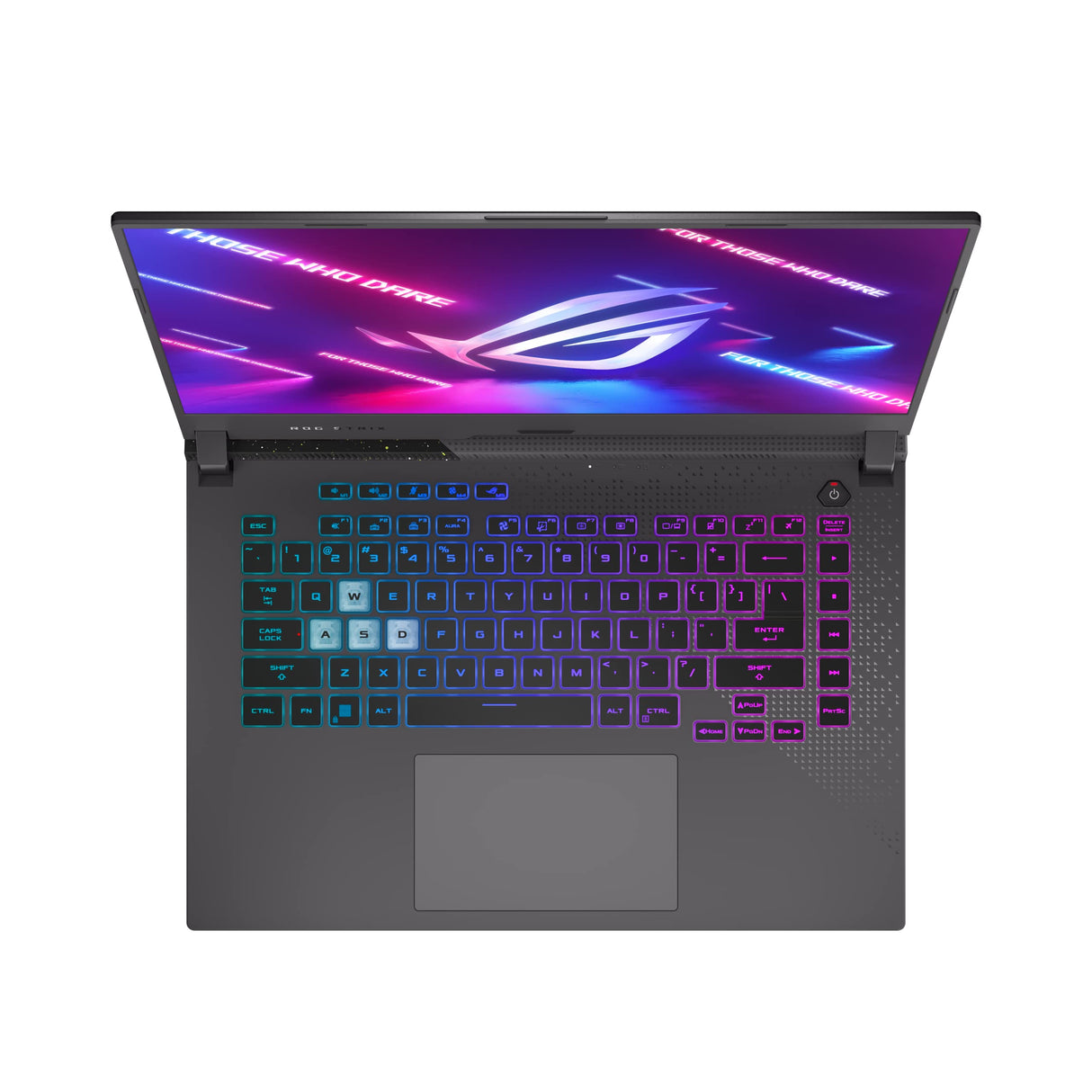 ASUS ROG STRIX-G15-G513RM-HQ264W PC Portable Gamer 15'' 2,5K WQHD 165Hz & 3ms (AMD Ryzen 7-6800H, RTX 3060 6G, RAM 16GB DDR5, 512GB SSD PCIe, Windows 11 Home) Teclado AZERTY RGB 4 Zona