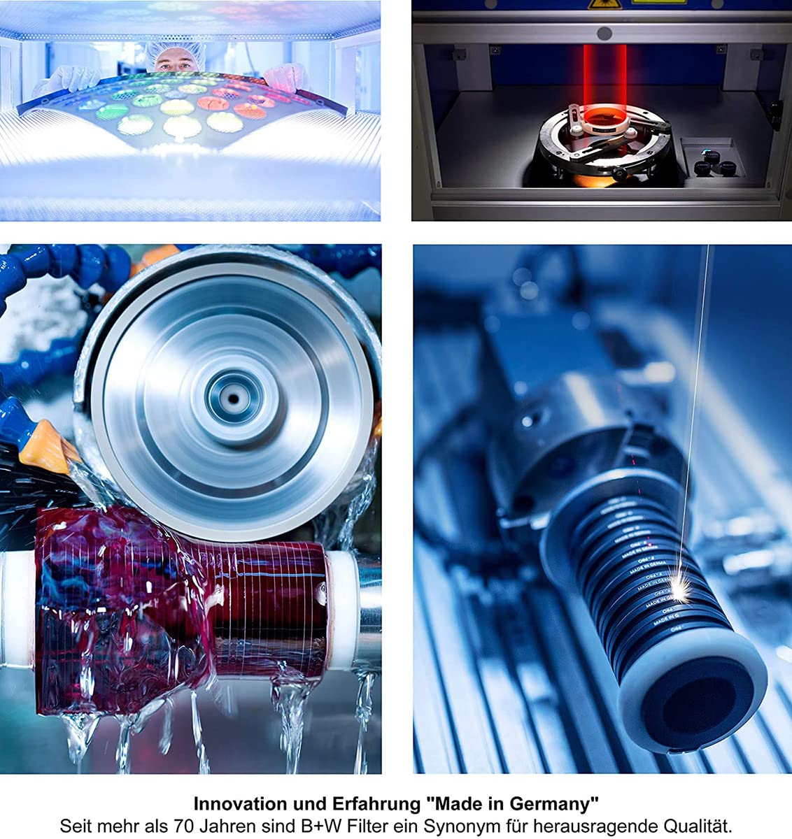 B+W Käsemann 1101635 - Filtro polarizador Circular de Alta transmisión MRC Nano Master 82 mm (16 Recubiertos, Slim, Premium), Color Negro