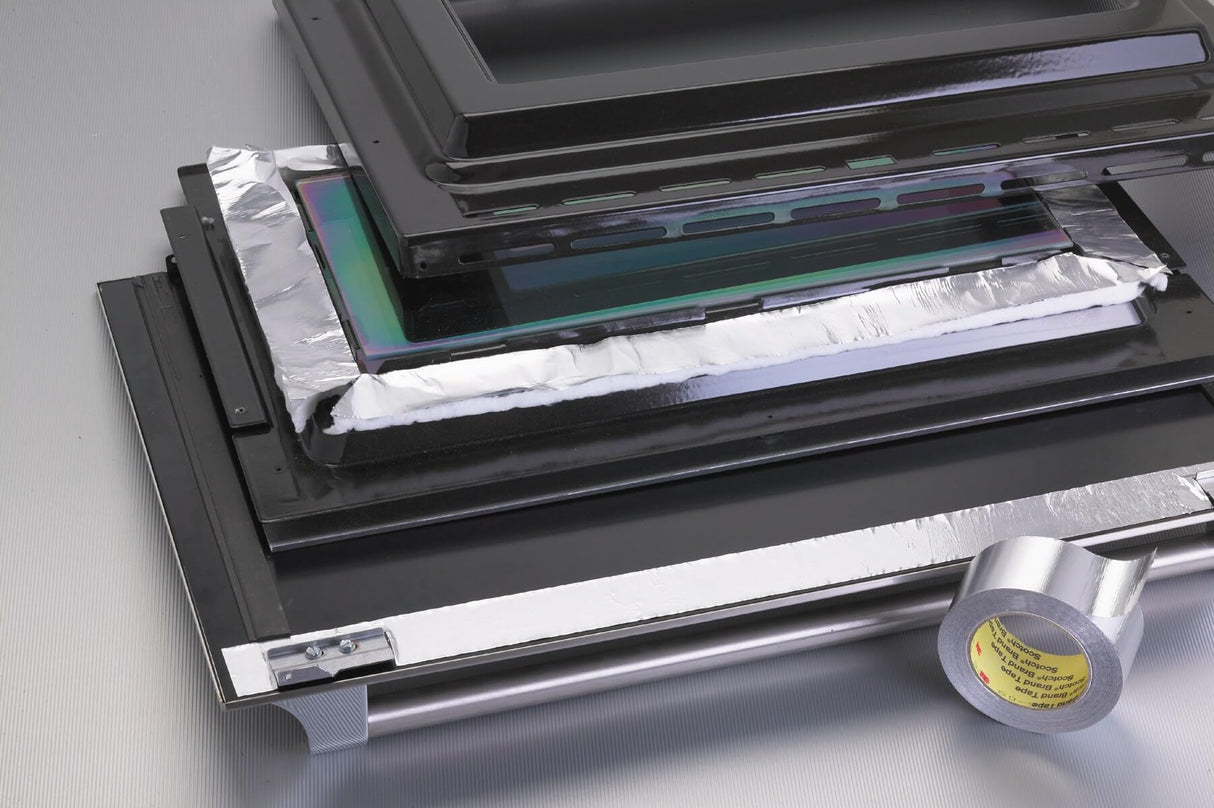 3M 431 Cinta de Aluminio, 50 mm x 55 m, 24 unidades