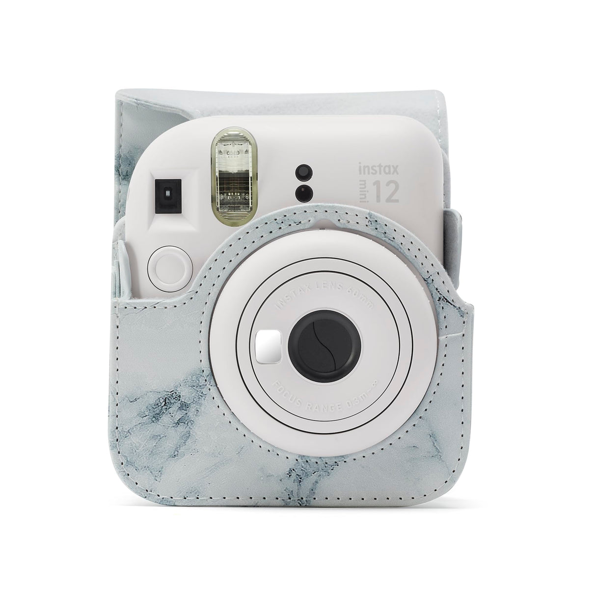 instax Mini 12 Kit con cámara. El Kit Contiene cámara, Funda, Mini álbum, Carga de 10 Fotos y Pegatinas.