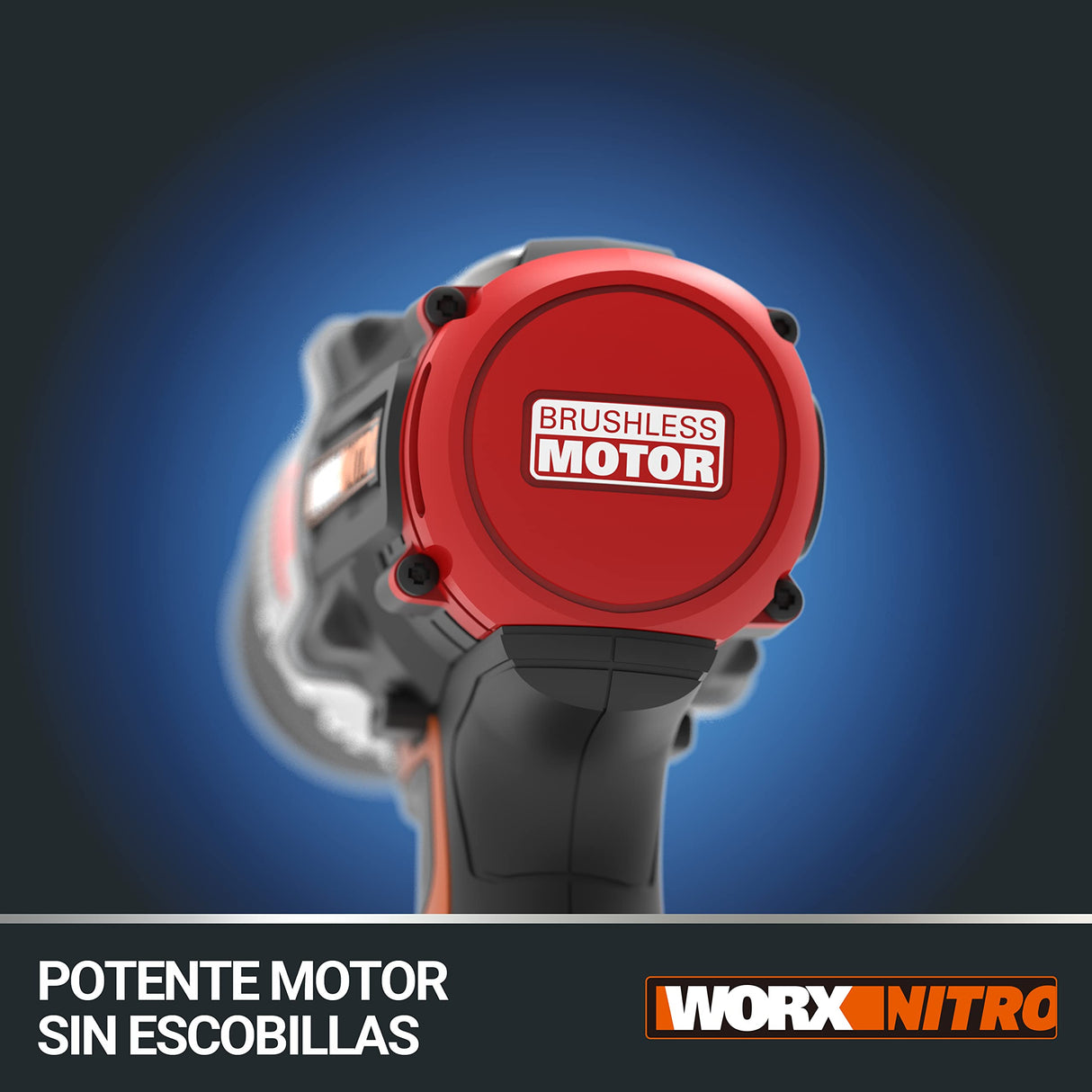 WORX Taladro Percutor Slammer Brushless 20V | PowerShare | WX354 | 2 baterías 2Ah y cargador | Perfora hormigón, motor sin escobillas, velocidad variable, ajustes de par 18+1+1 | Percusión activa