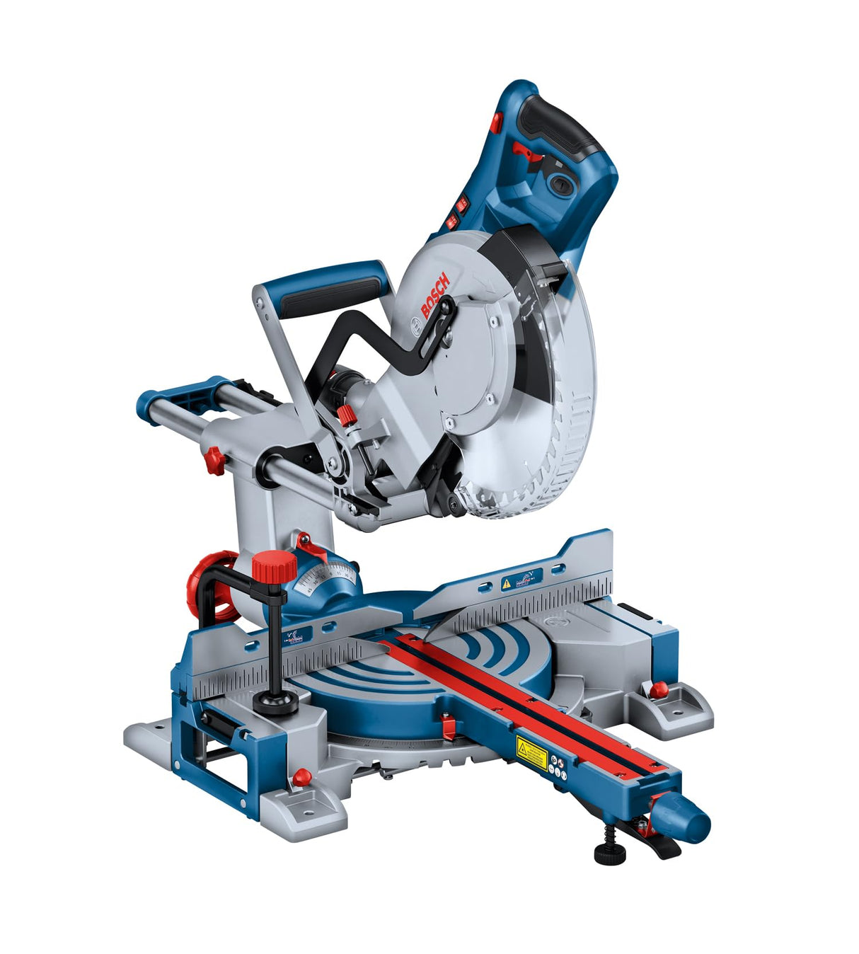 Bosch Professional ingletadora telescópica GCM 305-254 D (corta hasta 90 x 305 mm, incl. 1 disco de sierra, 2 soportes de pieza, saco para polvo, mordaza)