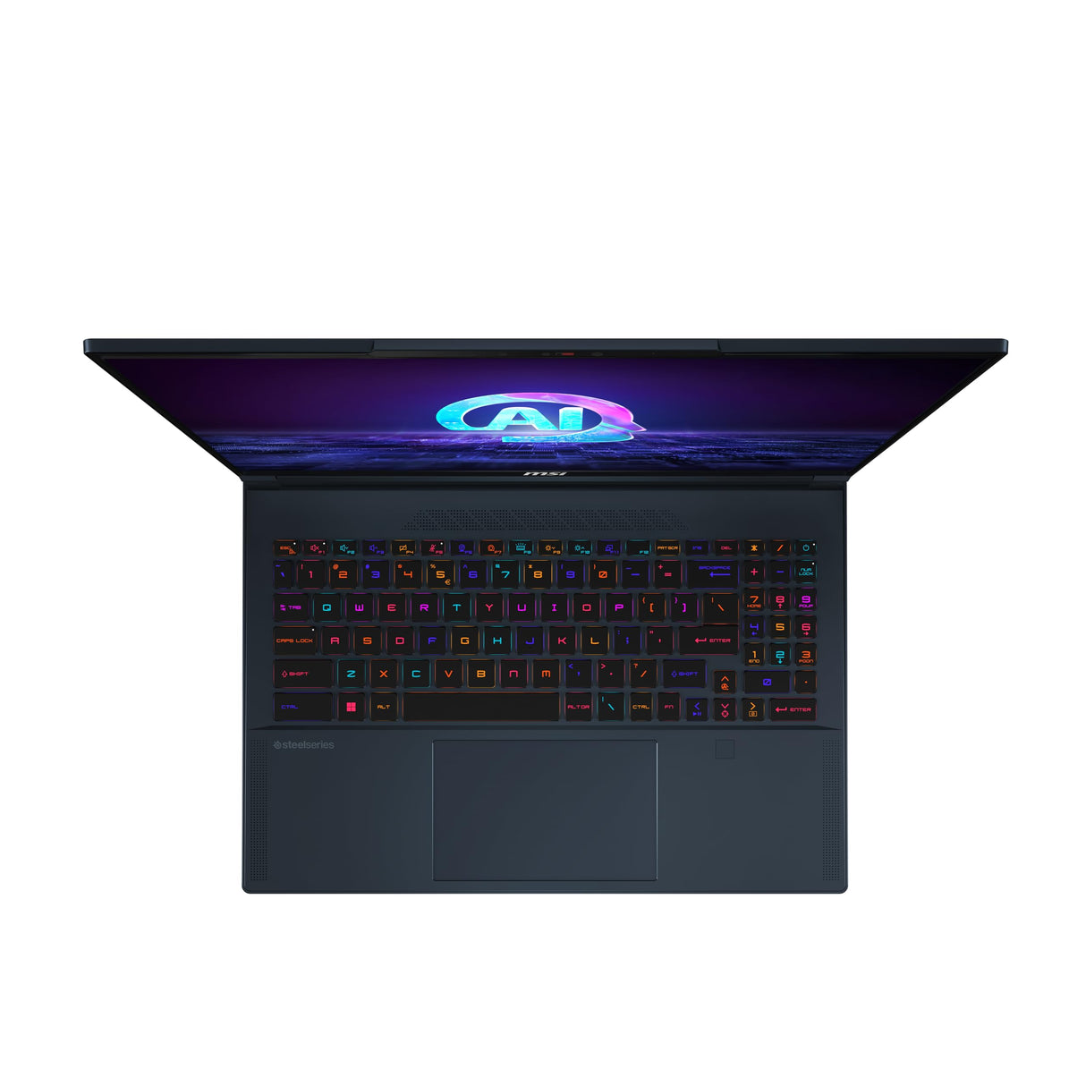 MSI Stealth 16 AI Studio A1VFG-045XES Portátil Gaming 16" 16:10 QHD+ 240Hz (Intel Core Ultra 7 155H, 16GB RAM, 1TB SSD, RTX 4060-8GB, Free Dos) Star Blue, Teclado QWERTY Español