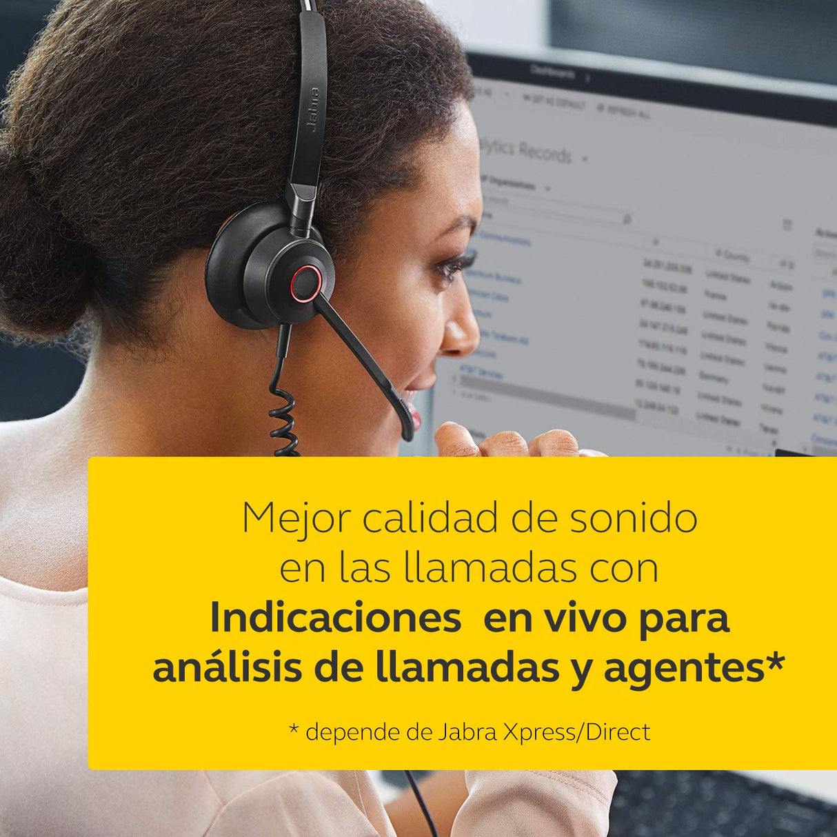 Jabra Engage 50 - Auriculares Digitales estéreo con Cable certificados para Microsoft Teams - Cancelación pasiva de Ruido para softphones y Clientes Web - Cable USB-C - Negro