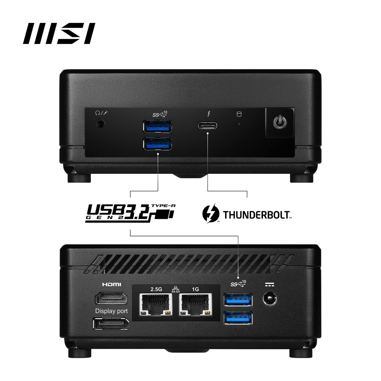 MSI Cubi 5 12M-020BDE (Schwarz, ohne Betriebssystem)