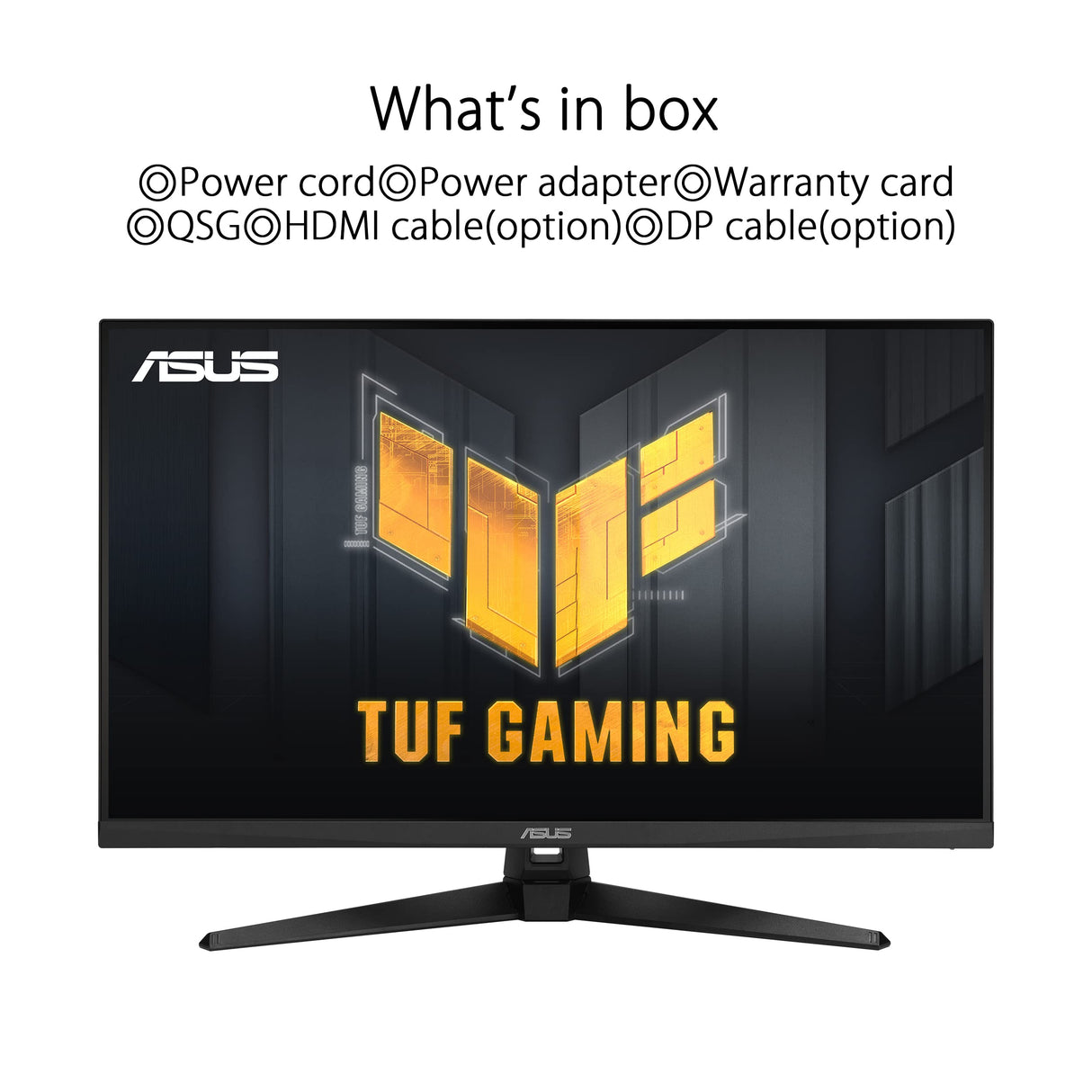 ASUS TUF Gaming VG32AQA1A - Monitor Gaming de 31,5 pulgadas WQHD (2560 x 1440), Overclock a 170 Hz, Extreme Low Motion Blur, Freesync Premium, 1 ms (MPRT), Shadow Boost, HDR, DisplayWidget Lite