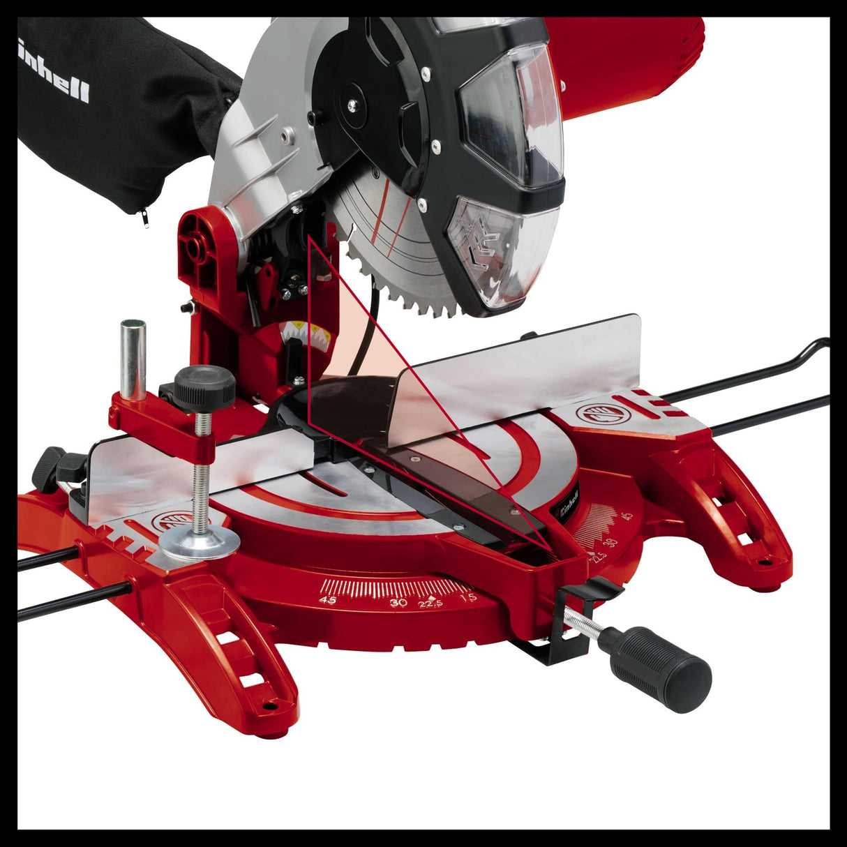 Einhell 4300850 Ingletadora TC-MS 2513 l Potencia 1600 w, Rojo