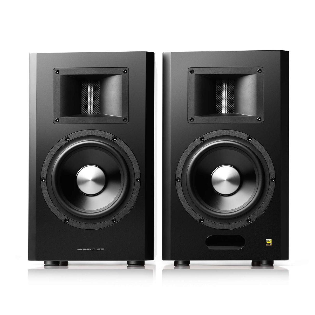 Edifier Airpulse A300 Pro - Monitor de Estudio Activo Dual (260 W) con Bluetooth 5.0 (aptX HD), Calidad de Sonido múltiples Posibilidades de conexión, Incluye Mando a Distancia