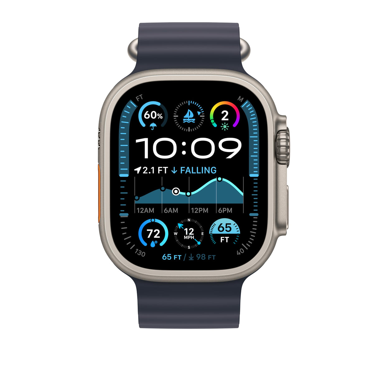 Apple Watch Band - Correa Ocean - 49 mm - Navy - Talla única