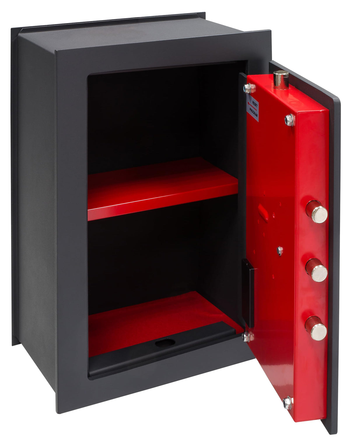 ARREGUI Logica D-DL/7 Caja fuerte de empotrar a pared con cerradura de codigo electronico | Caja de Seguridad para casa y hogar | Fácil de instalar | 27 L | 52 x 36 x 22 cm