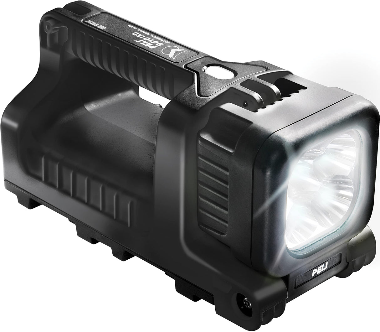PELI 9410L Lámpara de Mano LED Recargable, Resistente al Agua IPX4, 2207 Lúmenes, Color: Negro