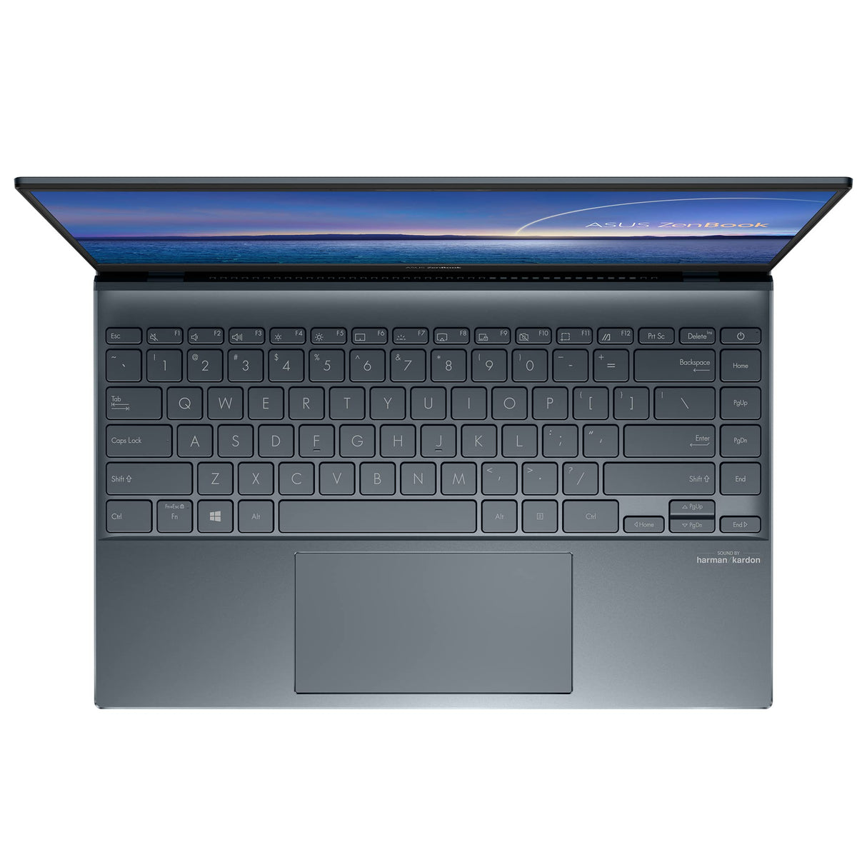 Asus ZenBook 14 UX425EA - Ordenador Portátil de 14" Full HD (Intel Core i7-1165G7, 16GB RAM, 512GB SSD, Iris Xe Graphics, Sin Sistema Operativo) Gris Pino - Teclado QWERTY español