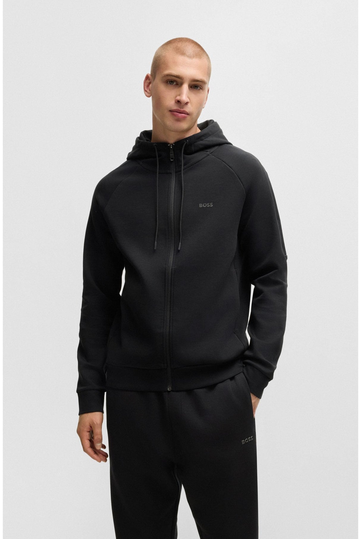 BOSS Tracksuit Set Conjunto de chándal, Black1, S para Hombre