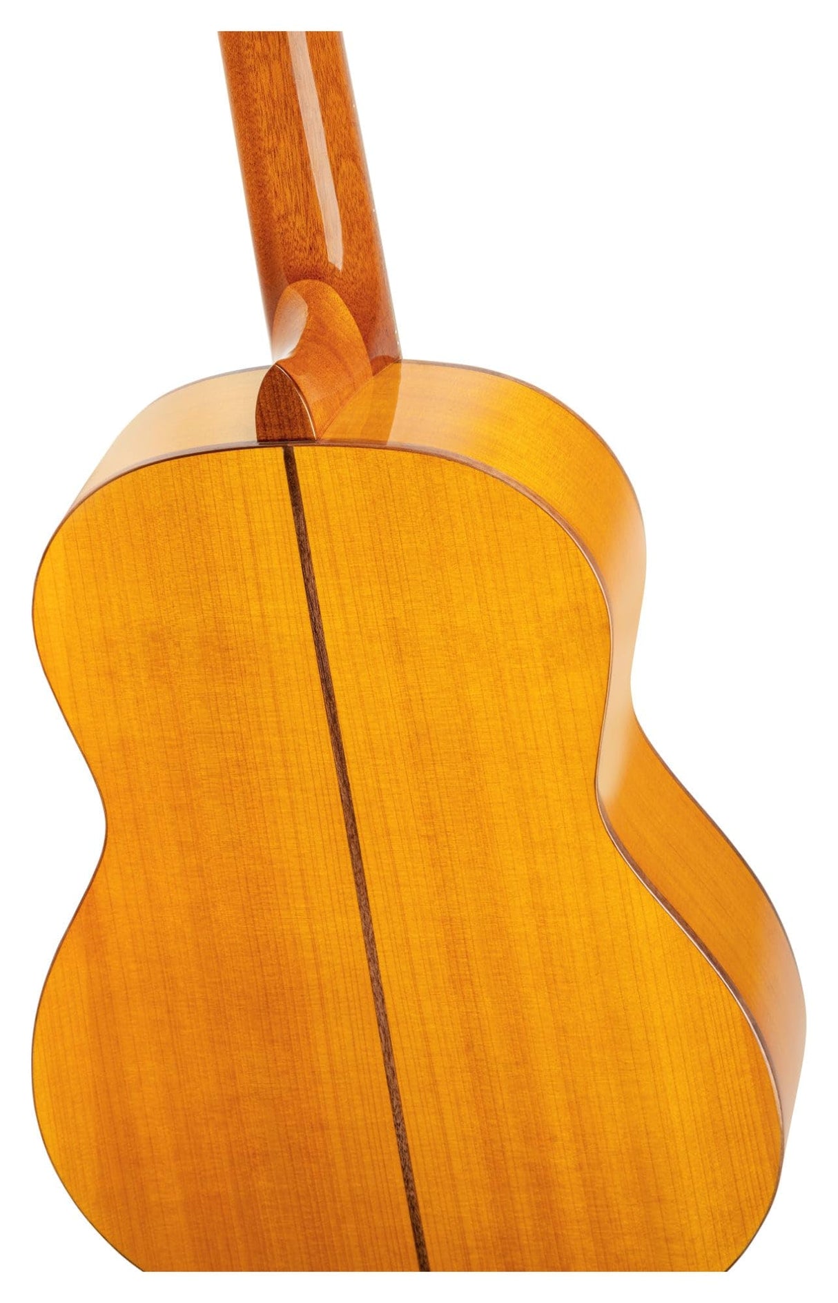 Ortega Guitars Family Series Pro - Guitarra de concierto flamenco 4/4 (pícea y ciprés, acabado brillante, incluye funda R170F)